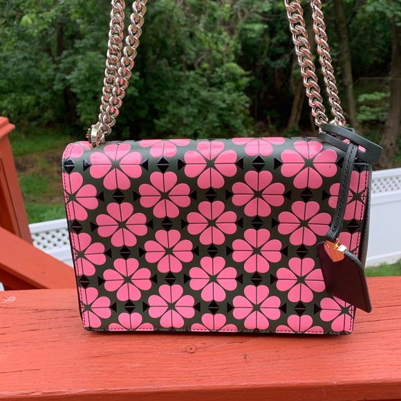 NWT KATE SPADE AMELIA FLORAL SPADE CONVERTIBLE BAG - Picture 3 of 7